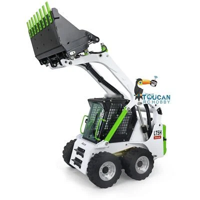 Aoue LT5H LESU Assembled 1/14 Metal Wheeled Skid-Steer RC Hydraulic Loader Sound