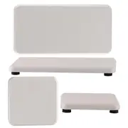 4PCS/Set Water Absorbent Diatomite Tray Diatomaceous Earth Kitchen Soap Dish
