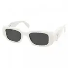 New PRADA PR 17WS 1425S0 White Grey Sunglasses