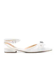 pointed flat shoes 37.5,37,36.5 White
