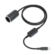 Type C with Voltage Display to Lighter Adapter Cable Converter Female Step3796