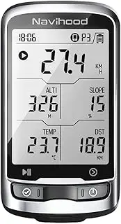 Navihood L4 Entry Level GPS Bike Computer Wireless, Laminated 2.3" Screen, Ultra Thin and Lightweight, IPX7 Waterproof, Bluetooth ANT+ Cycling Computer