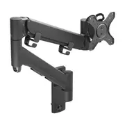 Atdec AWMS-HXW 597mm Heavy Duty Dynamic Wall Mount. Displays up to 6-16kg Flat, 6-12kg Curved. Black