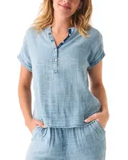 Faherty Desmond Gauze Top