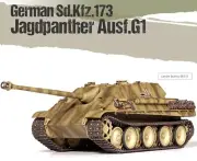 [NEW] 1/35 GERMAN SD.KFZ. 173 JAGDPANTHER AUSF. G1 TANK PLA MODEL ACADEMY 13539