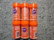 12 new bottles of wilton sprinkles orange sugar 3.25oz each 39oz total