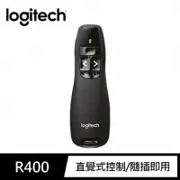 在飛比找momo購物網優惠-【Logitech 羅技】R400 無線簡報器(R-R000