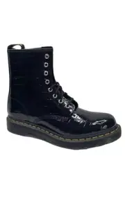 Dr Martens Women’s 1460 8-Eyed Faux Croc Embossed Boot Color Black Size US 7