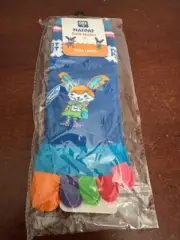 Natpat Sole Mates Kids Large Silly Socks Toes Colorful Jay Walkers Fun Feet New