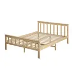 Levede Wooden Bed Frame Queen Double Single Rustic Mattress Base Solid Pine