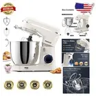 Powerful 10-Speed Stand Mixer with Stainless Steel Bowl & Baking Attachments