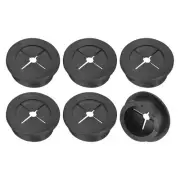 6 Pcs Cable Cord Grommet 1-1/4 Inch Desk Grommet Flexible Rubber Grommets