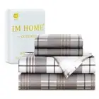 Twin Size 3 Piece Sheet Set Organic Cotton Super Soft Luxury Bedding Sets wit...