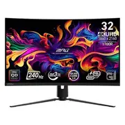 MSI 321CURX UHD 240Hz AdaptiveSync QD-OLED Curved 32in Monitor