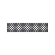 Matrix 1810 x 400mm Charcoal Woven Lattice Fence Extension