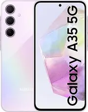 [Samsung] Galaxy A35 5G A356E 128GB Dual-SIM GSM Unlocked Android Smartphone (Latin Variant/US Compatible LTE) - Awesome Lilac