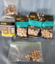 Furniture Wood Button Plugs Lot of 152 Assorted Sizes