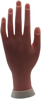 STARTIST Fake Mannequin Hand, Practice Nail Tips Art Trainer, Practice Model Props for Home Displaying, Unbendable