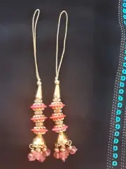 Indian Traditionl Design Beads & Threads Latkan Tassel 1 Pair AU STOCK