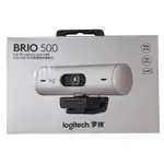 羅技 LOGITECH BRIO 500 (珍珠白) USB-C FULL HD 1080P 網路攝影機(平行進口)