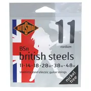 Rotosound BS11 British Steel Electric Guitar String Set - Nickel Free, Bright Sound