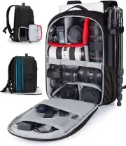 Camera Backpack, Expandable DSLR SLR Camera Bags for Photographers, Photography