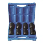 Action 605520801 - Impact Socket Set 1" Drive Deep 6-Point - 8 Piece Metric