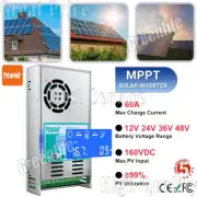 MPPT 60A Solar Charger Controller 12V/24V/36V/48V Auto Regulator F Solar Turbine