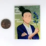 Shikamaru Nara Sasuke's Birthday Clear Acrylic Photo Card Naruto Shippuden
