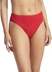 [Seafolly] Women's Rise High Cut Bikini Bottom Swimsuit