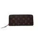 【Louis Vuitton】M61298 - LV Clémence 拉鍊長夾(粉色)