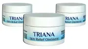 3 PK TRIANA Skin Relief Versatile First Aid Ointment 0.5 oz : FREE Return