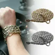 Titanium Steel Tap Whip Chain Bracelet Necklace Waist Chain Self Defence New.