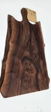 Claro Black Walnut Live edge (some faux edge) slab, cutting board, charcuterie