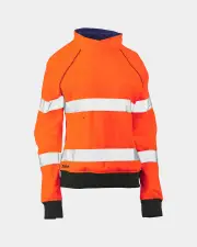 Bisley Women’s Taped Hi Vis Fleece Jumper