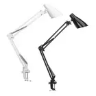 Swing Arm Desk Light With Clamp USB 3 Lighting 10 Brightness Eye Caring Read TTU