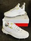 Under Armour Men’s Harper 7 Low White/Gold Color Baseball Cleats -Size 12