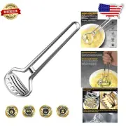 Effortless Heavy-Duty Potato Masher - 11-Inch Stainless Steel for Quick Mashing