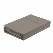 Grey 1000TC Egyptian Cotton Fitted Sheet Pillowcase Set - No Flat Sheet