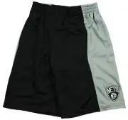 Zipway NBA Basketball Youth Brooklyn Nets Malone Shorts, Black & Grey