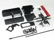 ASC80949 TEAM ASSOCIATED RC8B4.1 BUGGY RADIO BOXES SERVO MOUNT TRAYS