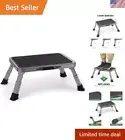 Heavy-Duty Foldable Step Stool with Non-Slip Platform - 330 lbs Capacity