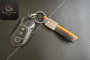 C43 Premium Genuine Carbon Fiber Key Fob Cover Case Fit For Mercedes W206 C43