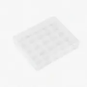 SewNeat Bobbin Box: 25-Slot Plastic Organizer for Sewing Machine Bobbins