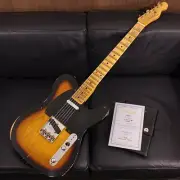 Fender CS 2024 Time Machine 1954 Telecaster Relic 2-Color Sunburst SN. R137059