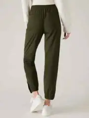Athleta Brooklyn Heights High Rise Jogger Aspen Olive NWT $99 12
