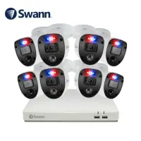 在飛比找momo購物網優惠-【Swann】8路DVR+8*FHD警示監控組