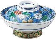 Yamashita Kogei 14032740 Dyed Nishiki Akebono Chrysanthemum Lid (Small), Diameter 6.3 x 3.5 inches (16 x 8.8 cm)
