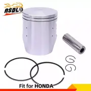 +50 Bore 66.5mm Piston Rings Pin Clips Kit for HONDA CRM250 246CC