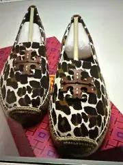 Tory Burch Everly Leopard Espadrilles US Size 8